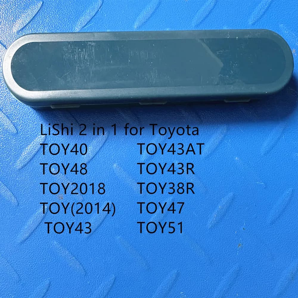Accessoire automobile LiShi 2 en 1 pour clé Toyota TOY40 TOY48 TOY2018 TOY(2014) TOY43 TOY43AT TOY43