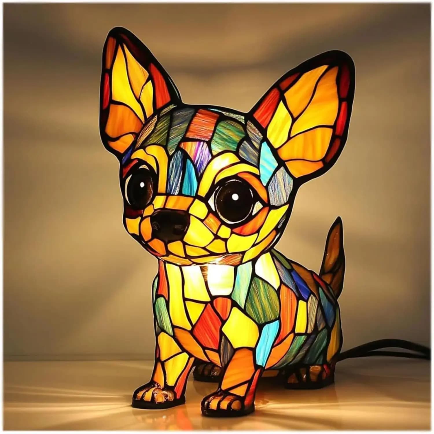Lampe LED animale transfrontalière - Lampe Chat - Lampe Teckel - Lampe Bigfoot - Lumière décorative 