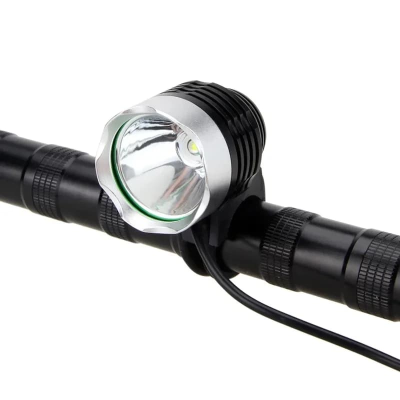 Nouveau pour vélo Rechargeable 5000LM T6 VTT ensemble de lampes vélo cyclisme lampe phare 2 en 1 san
