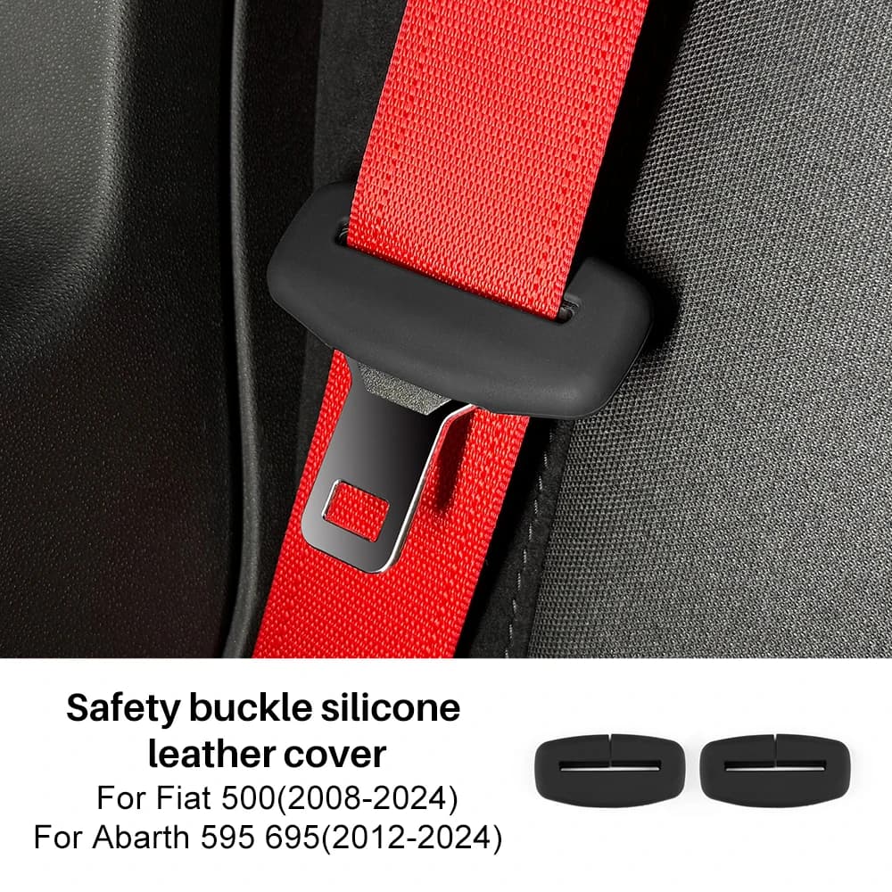 Pour Abarth 595 695 2012-2024 Fiat 500 2008-2024 LHD RHD voiture ceinture de sécurité boucle accesso