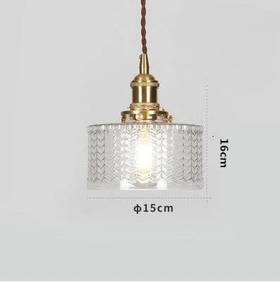 Lampes pour salon décor lampe de chevet de luxe créatif Restaurant balcon porche verre pendentif lum