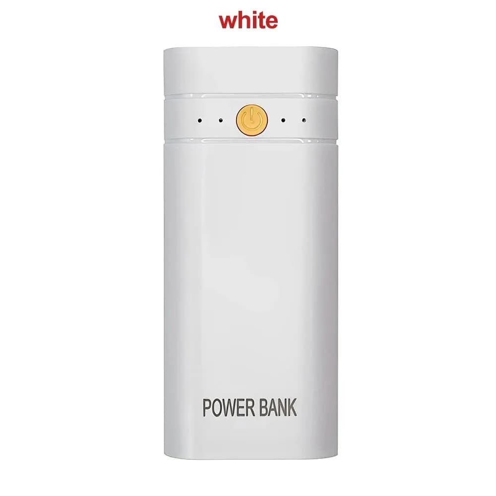 Kit de batterie externe portable DIY à charge rapide 5V 2A 2x 18650 avec boîtier de charge Type-C po