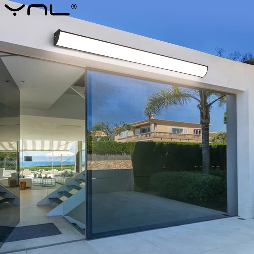 Applique murale longue moderne éclairage extérieur étanche Ip65 Villa porche jardin Patio extérieur 