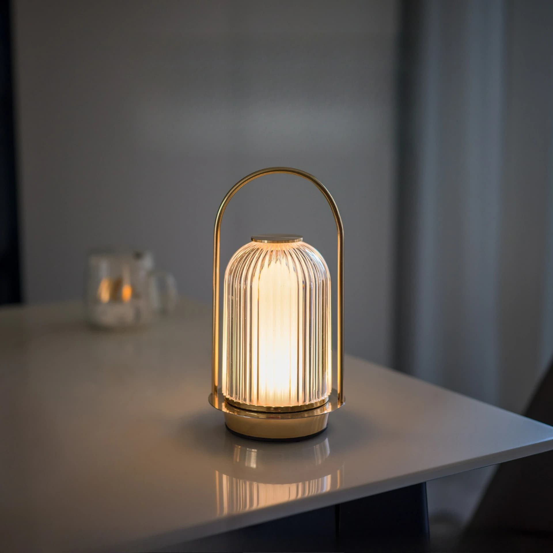 Lampe de Table sans fil LED Rechargeable veilleuse avec 3 couleurs gradation continue éclairage ambi