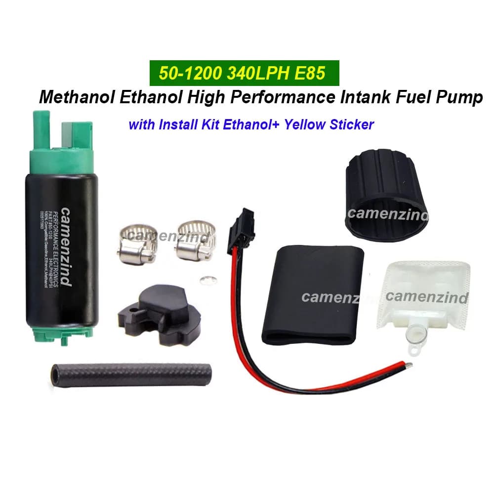 Kit d'installation de pompe à carburant haute performance pour méthanol et éthanol 50-1200 340LPH E8