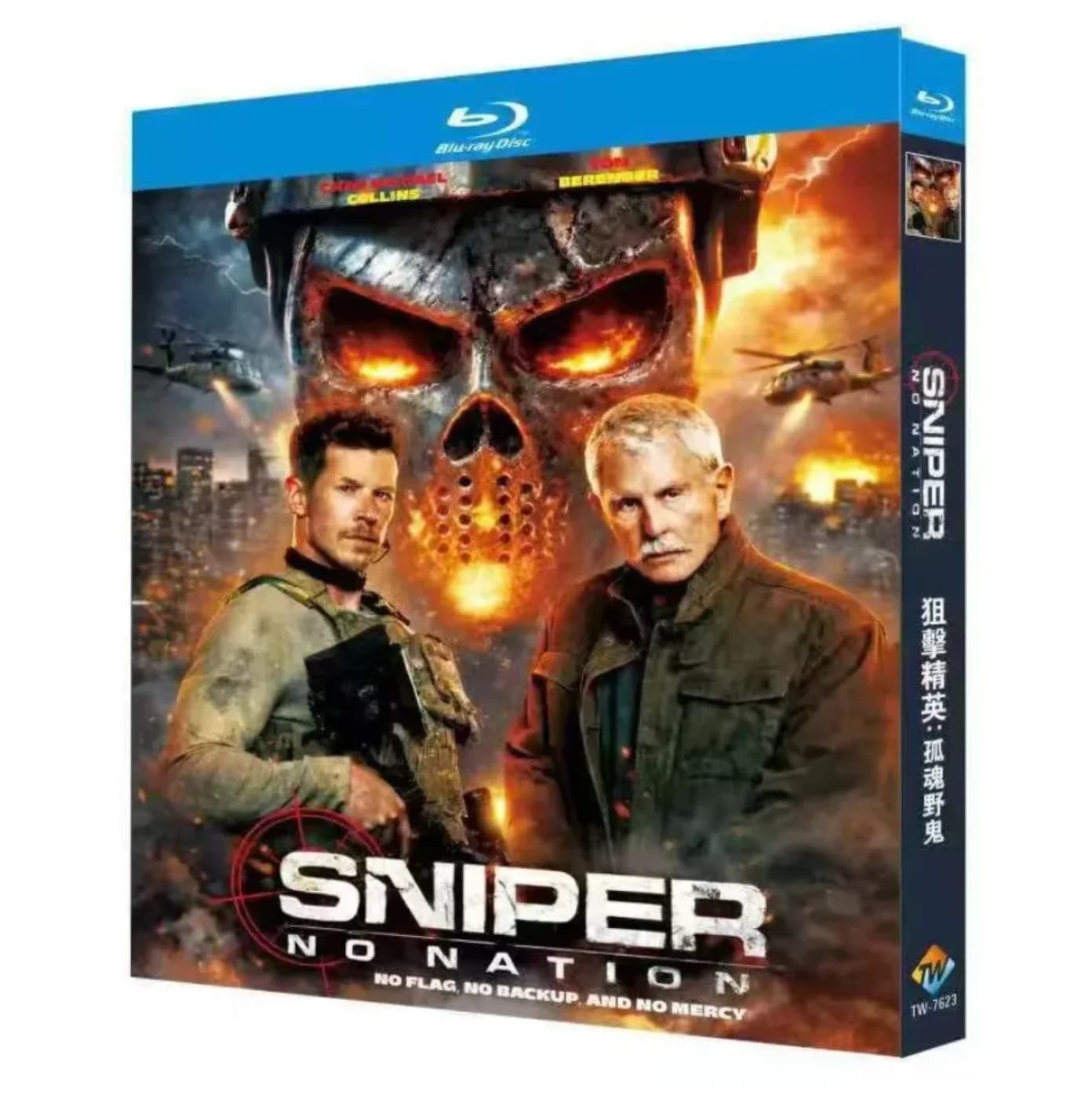 Sniper: No Nation (2026) 1 disque toutes régions, coffret neuf, disque Blu-ray haute définition BD