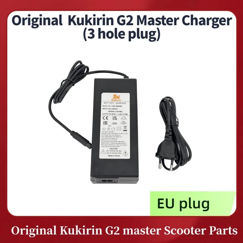 Kukirin officiel 58.8V 2.0A chargeur pour Kukirin G2 Master Scooter électrique chargeur de batterie 