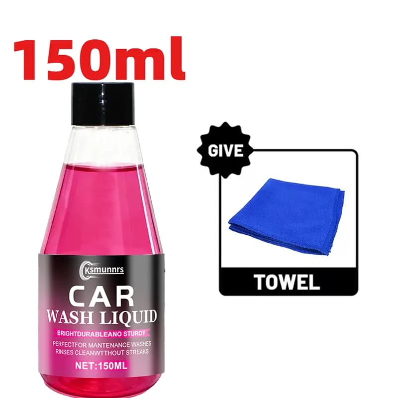 Savon de lavage auto haute mousse, éclaircissant et protecteur tout-en-un. Formule faiblement acide 