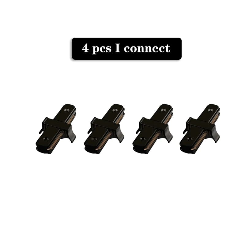 Rail lumineux sur rail LED 0.5M 1M, Rail électrifié à 2 fils avec spots, lampe sur rail pour magasin