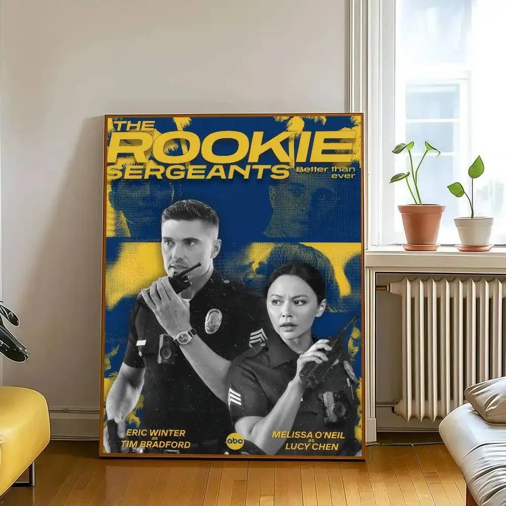 Accessoires de la série télévisée The Rookie, affiches vintage classiques, décoration vintage pour l