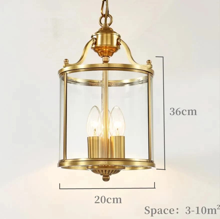 American Country-Lustres en verre bronze pour salon, lampe de confrontation, luminaires intérieurs, 