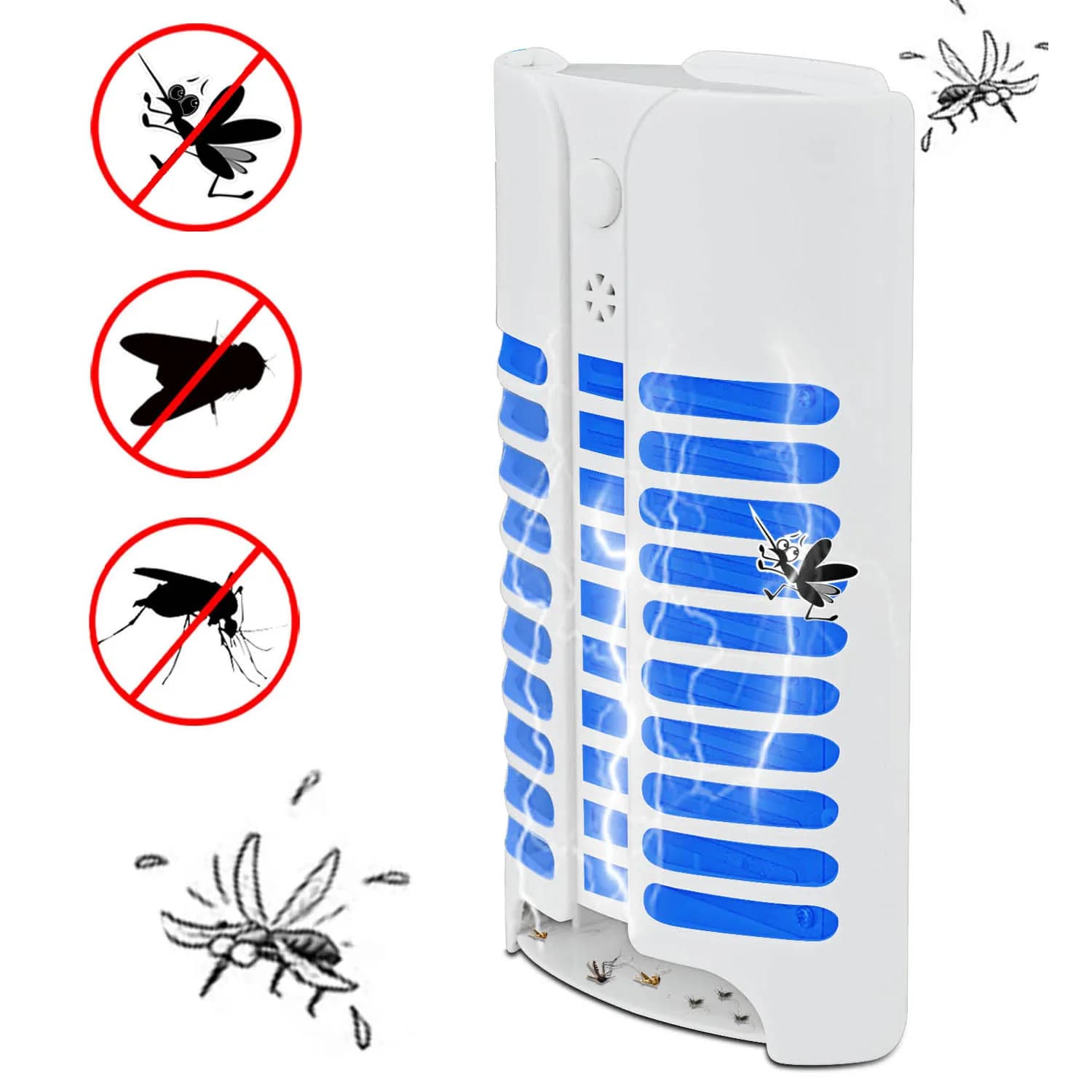 Mini lampe anti-moustiques UV LED : Élimine les mouches, les moustiques et les insectes volants – Pi