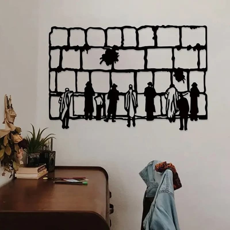 "Superbe art mural moderne en métal –, décor résistant aux intempéries pour l'intérieur et l'extérie