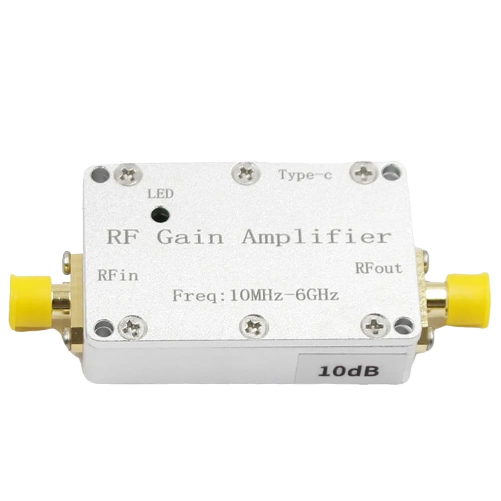 Amplificateur récepteur haute planéité LNA 10MHZ-6GHz, 10dB 20dB 30dB 40dB, Gain RF, Transmission d'
