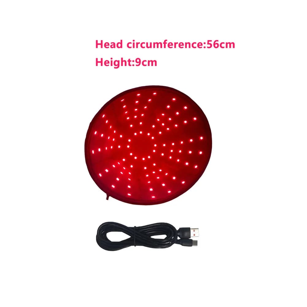 660nm 850nm lumière rouge thérapie capillaire infrarouge casquette de croissance des cheveux Anti pe