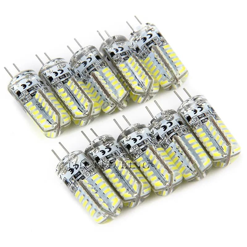 10 pièces Mini G4 lampe à LED COB LED ampoule 3W 5W 9W 12W 220V 12V LED G4 lumière 360 Angle de fais