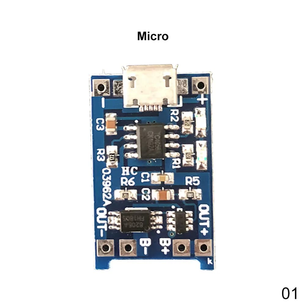 Carte de Protection de chargeur de batterie au Lithium 3.7V, 5V 1A 2A, Li-ion Lipo, Protection du ch