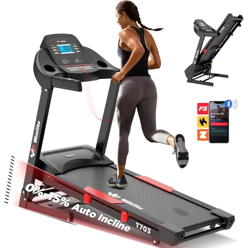 Tapis de course pour la maison, tapis de course pliant avec inclinaison automatique, capacité de 300