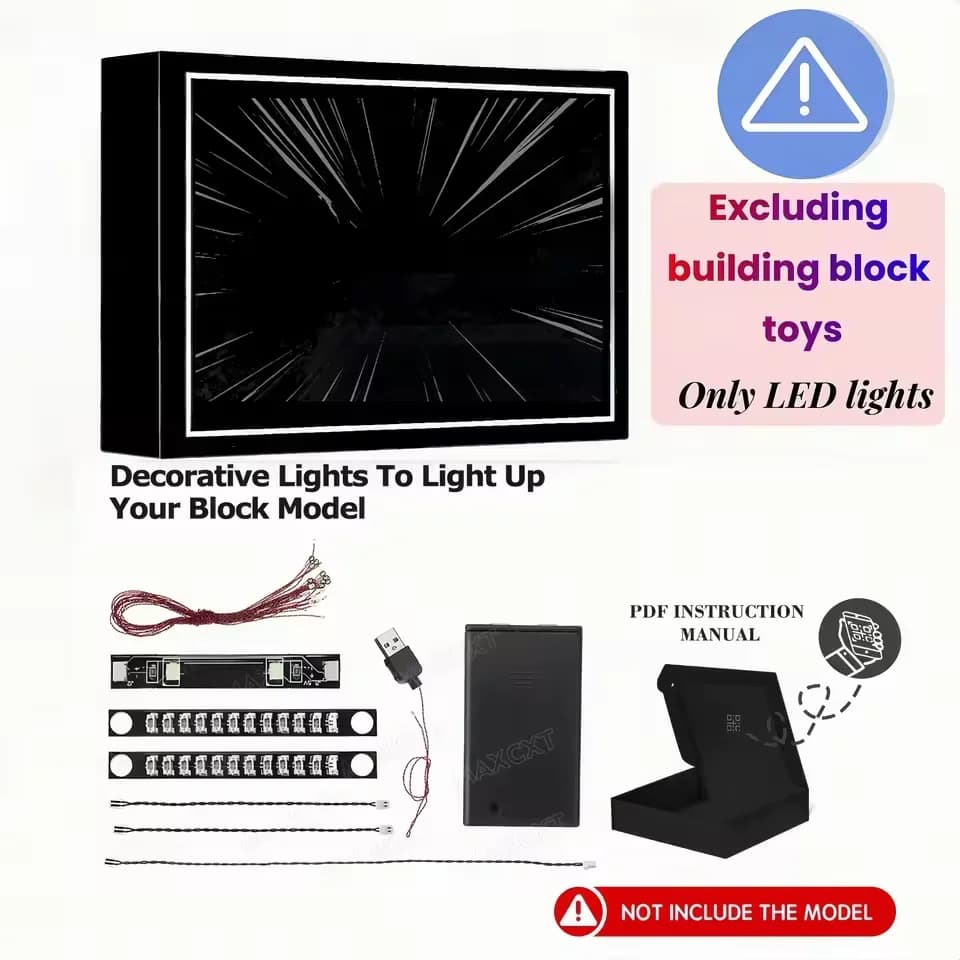 MAXCXT Ensemble d'éclairage LED pour LEGO 10354 Le Seigneur des Anneaux : Le Shire ™   Lampe décorat