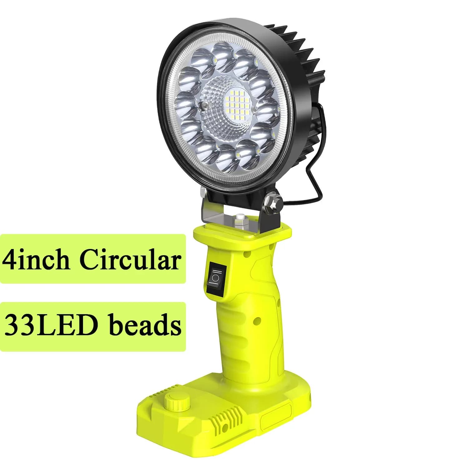 LED alarme lampe de travail lampe de poche projecteur torche électrique projecteur lampe de Camping 