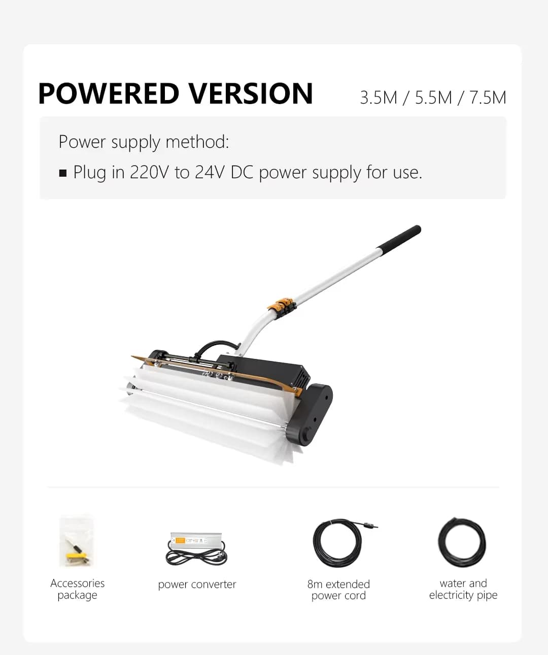 XYT-Kit de brosse rotative pour livres de panneaux solaires, équipement de machine, robot nettoyeur 