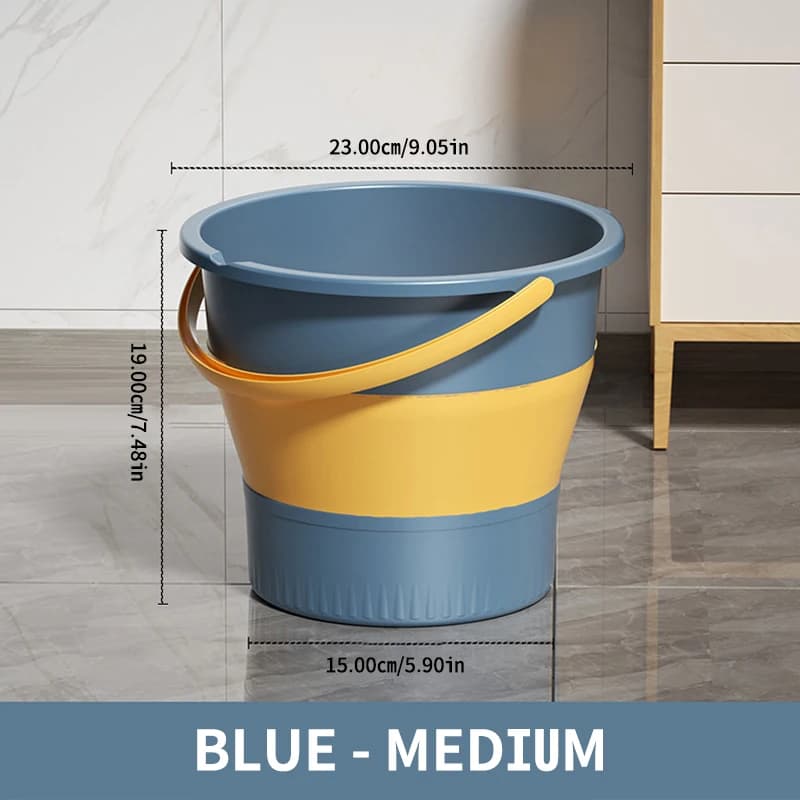 SEAMETAL 5L/10L seau pliable pour le lavage de voiture seau d'eau Durable en plastique épaissi seau 