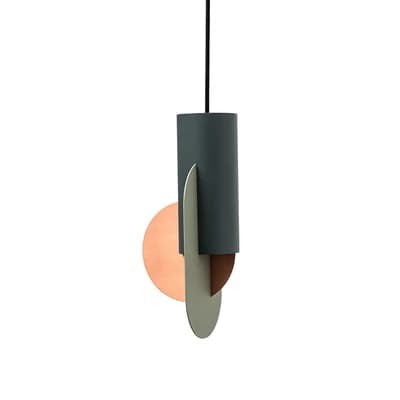 Lampes suspendues créatives de designer danois, épissage de fer, lampe à main pour salle à manger, c