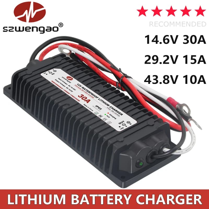 Booster de chargeur de batterie au lithium étanche pour camping-cars, bateau, touristes, système de 