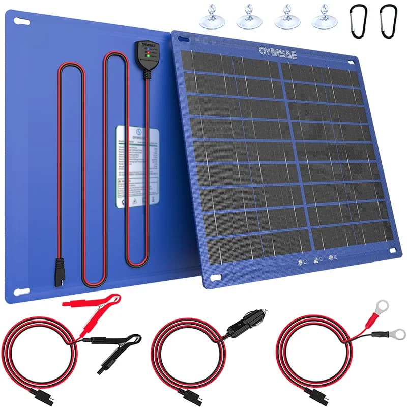 OYMSAE 30W 12V chargeur de panneau solaire alimentation Portable chargeur de batterie de maintien et