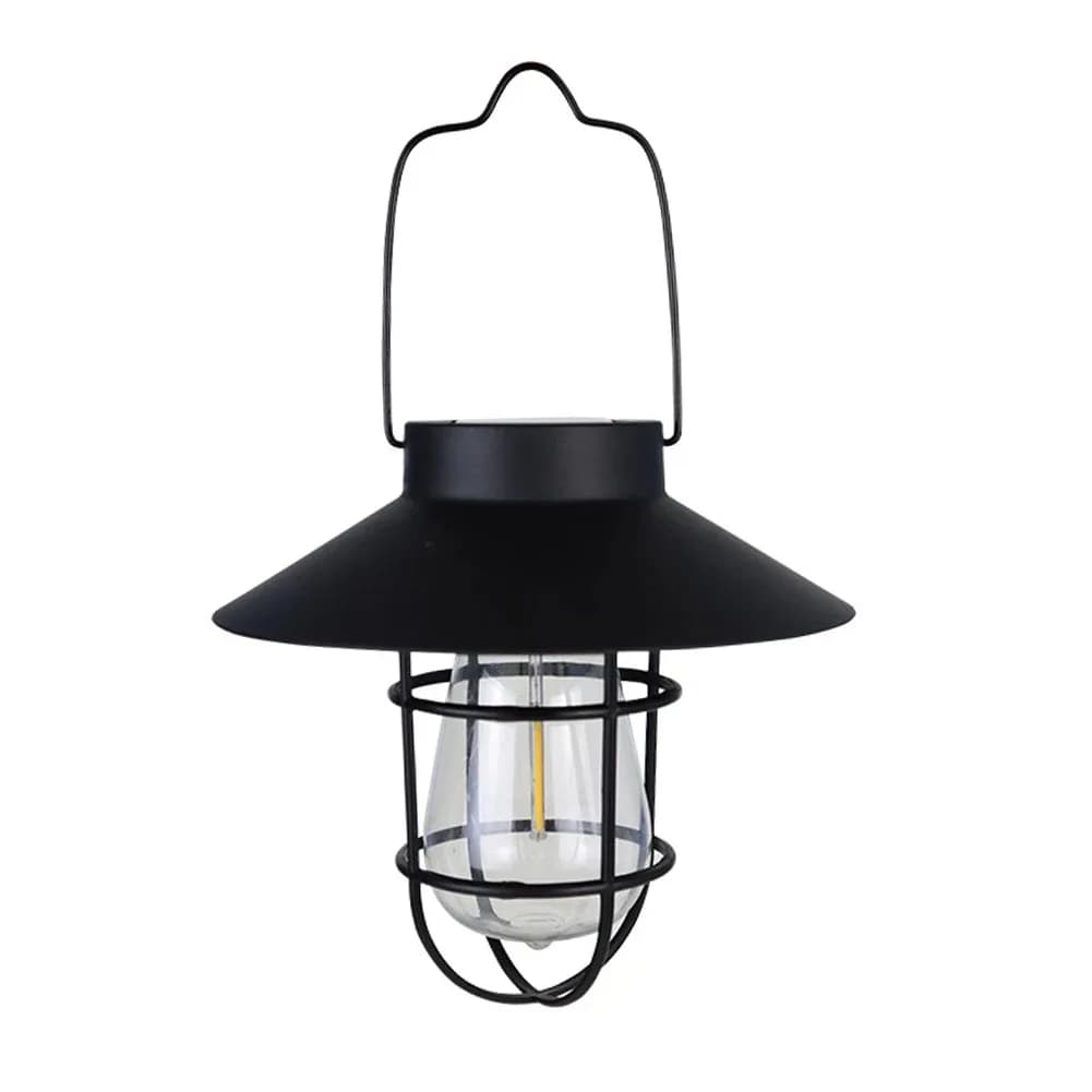 Lanterne solaire lampe extérieure étanche lampe suspendue Vintage en métal lumières solaires pour ja