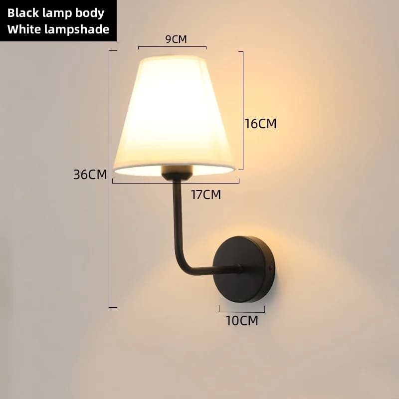 Lampe murale LED américaine moderne E27, lumière de miroir de salle de bain, lampe murale rétro en t