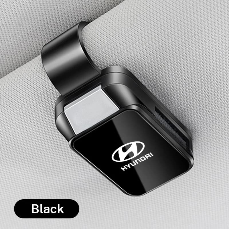 Étui pare-soleil pour lunettes de soleil, accessoires avec Logo de voiture, support pour Hyundai I10