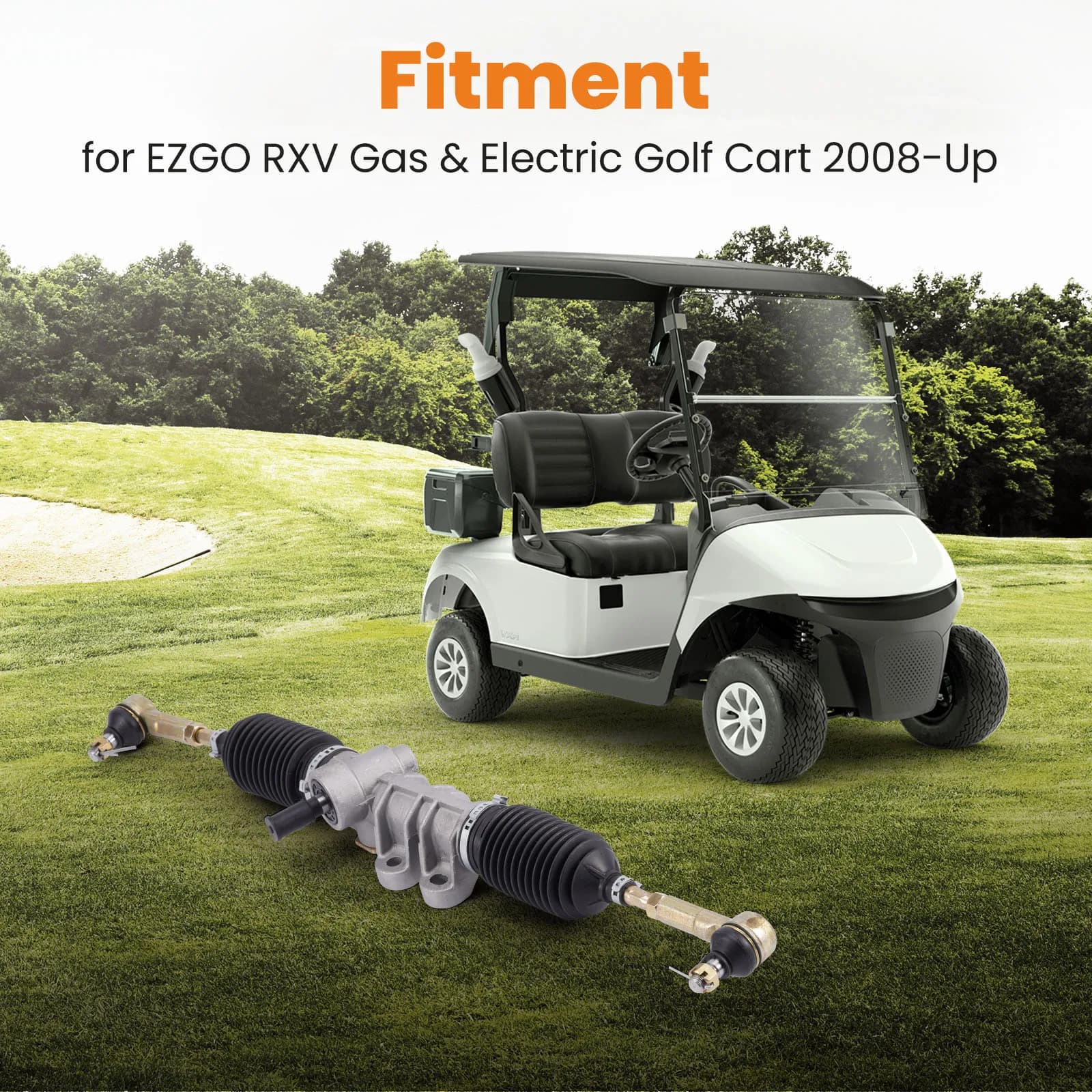 Assemblage de boîte de vitesses de direction pour EZGO RXV, chariot de golf, gaz électrique, 2008 + 