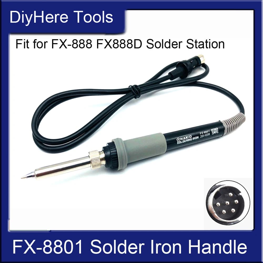 FX-8801 Fer à souder Remplacement Poignée pour HAKKO FX-888 FX-888D Station De Soudure 26V 65W Sans 