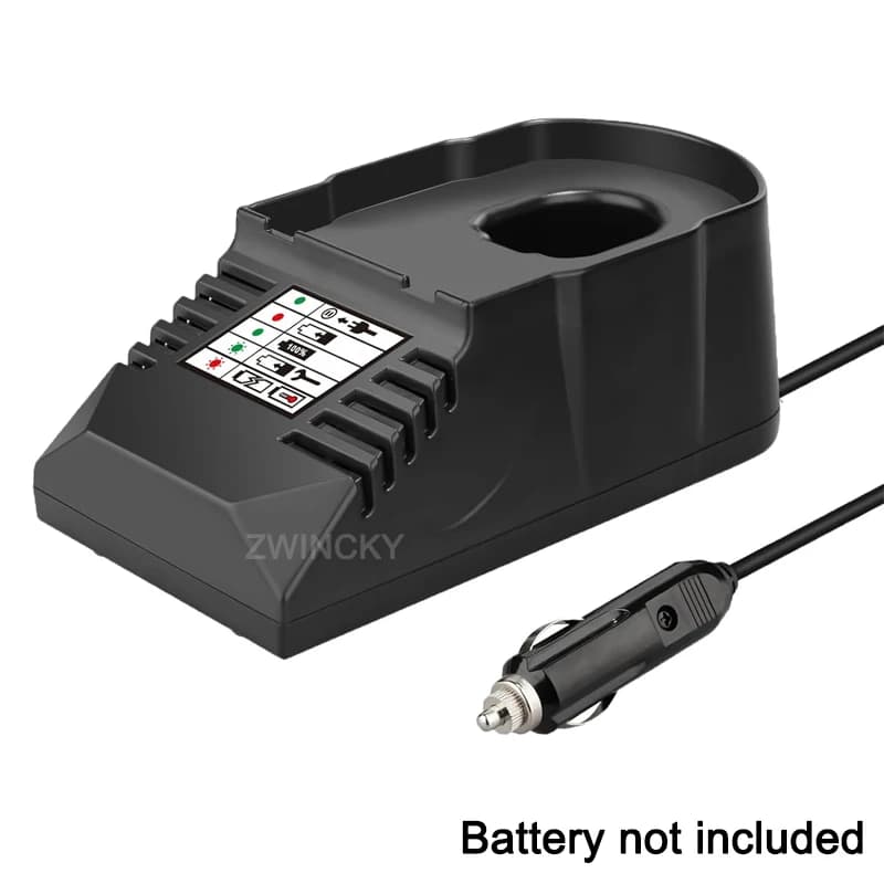 Chargeur de batterie Mini chargeur de voiture pour batterie Li-ion/NiCad/NiMh Ryobi 18V avec prise a