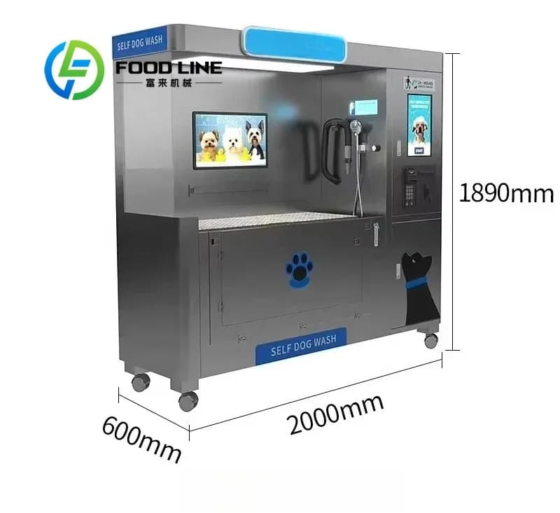 Station de lavage automatique pour chiens et chats, machine de nettoyage pour animaux de compagnie a
