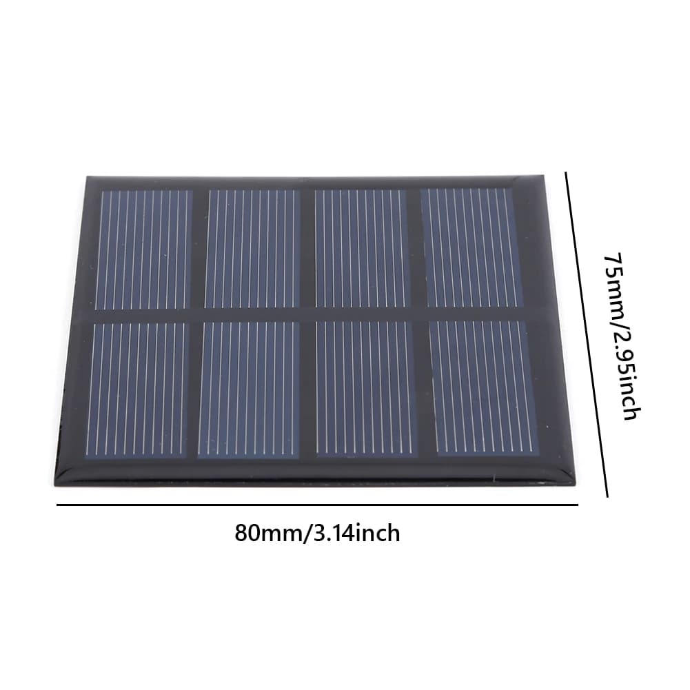 Panneau solaire étanche portable en polysilicium, cellule à haute efficacité pour batterie 9-12V/3.7