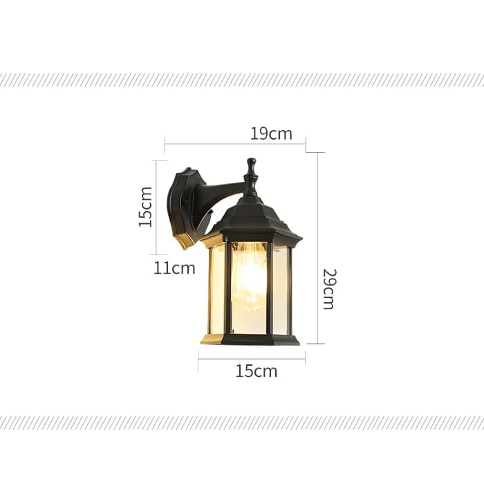 Applique murale extérieure étanche moderne Villa couloir lampe de jardin mur extérieur jardin passer