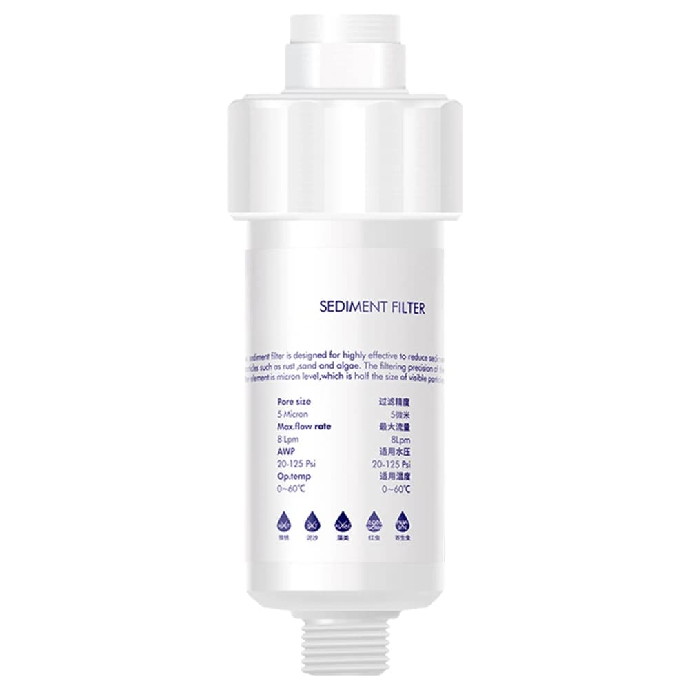 Filtre à eau en coton PP pour machine à laver, pré-filtration micronique, purificateur frontal, peti