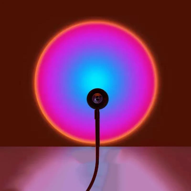 Lampe led avec projecteur arc-en-ciel USB, luminaire décoratif d'intérieur, idéal pour une photograp