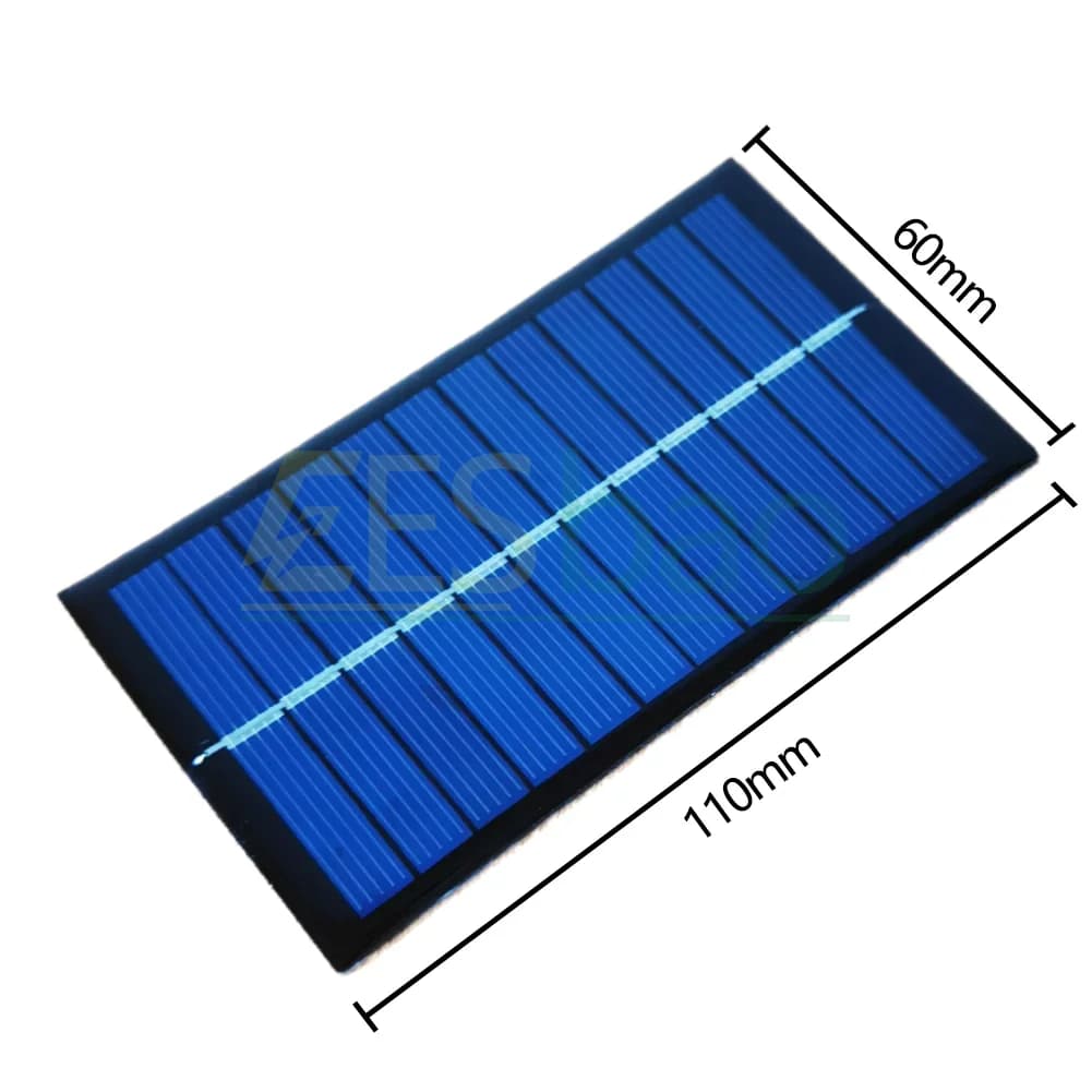 Panneau solaire 6V 1W Mini système solaire bricolage pour batterie chargeurs de téléphone Portable C