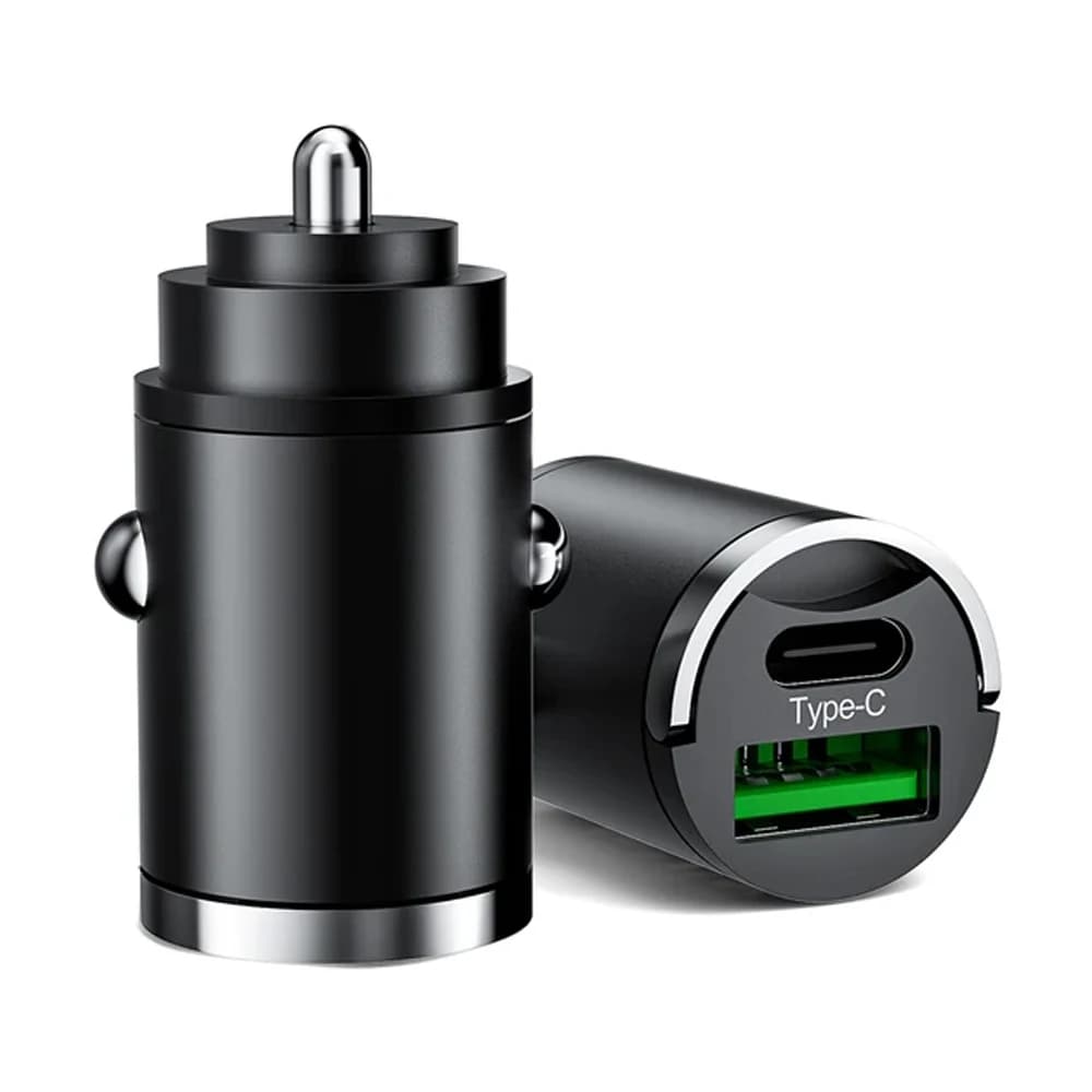 Mini 100W PD QC anneau de traction chargeur de voiture de charge Super rapide USB C adaptateur de ch