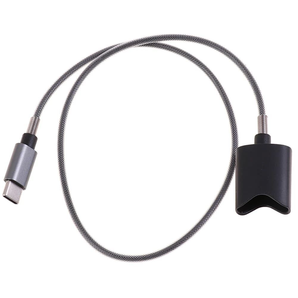 Câble de charge petde type C pour vis alto, chargeur magnétique, conception universelle, 45cm, gris