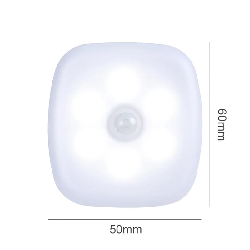 Veilleuses LED lampe de nuit sans fil enfichable avec capteur de mouvement petites veilleuses lampe 