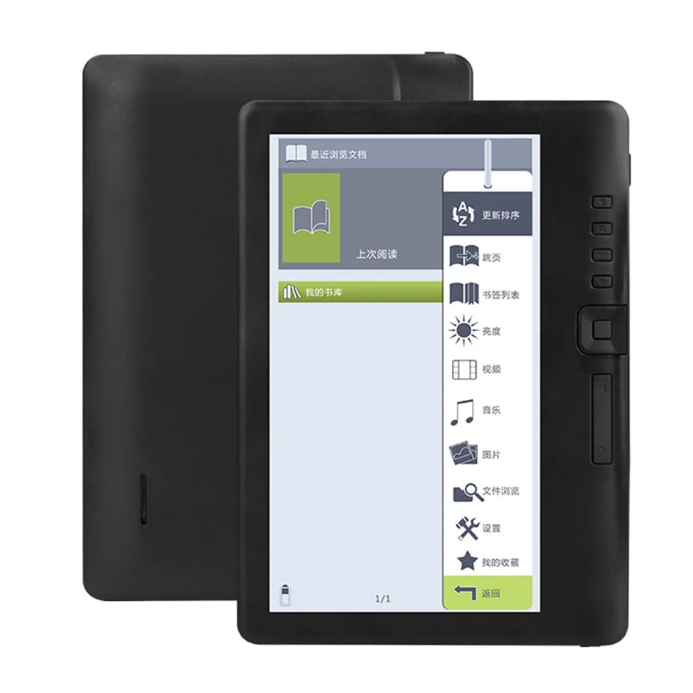 Lecteur d'E-book numérique multifonctionnel portable, mémoire de 8 Go ou 16 Go, taille compacte, lon