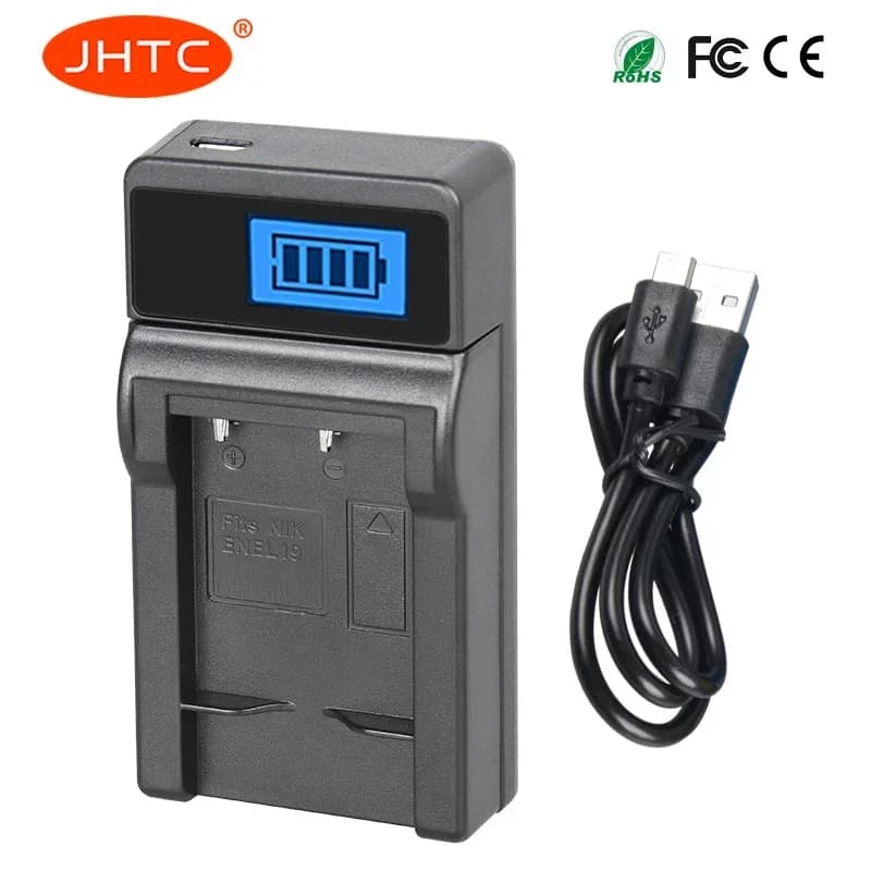 Chargeur EN-EL19 EN EL19 Pour Nikon Coolpix S2600 S2700 S3100 S3500 S4100 S4400 S5200 S6400 S6900 EN