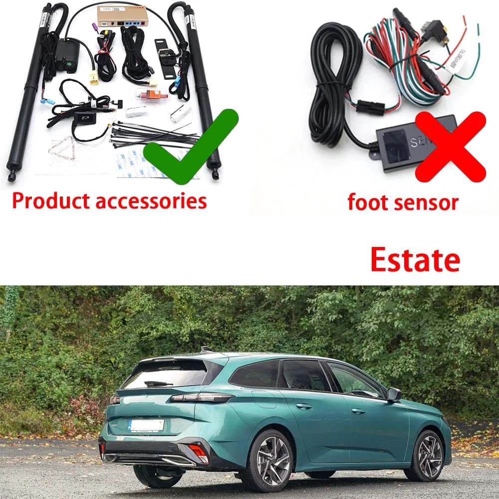 Pour Peugeot 308 SW P5 Hatchback Estate automatique électrique hayon alimenté hayon jambe de force h
