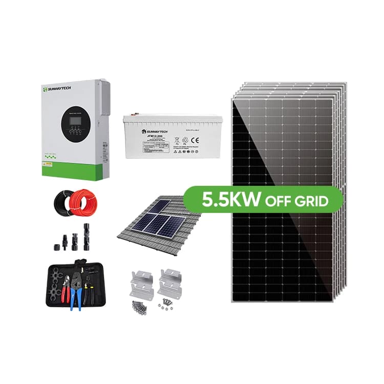 Système solaire complet pour maison, kit de 5 panneaux solaires, système d'énergie solaire pour mais