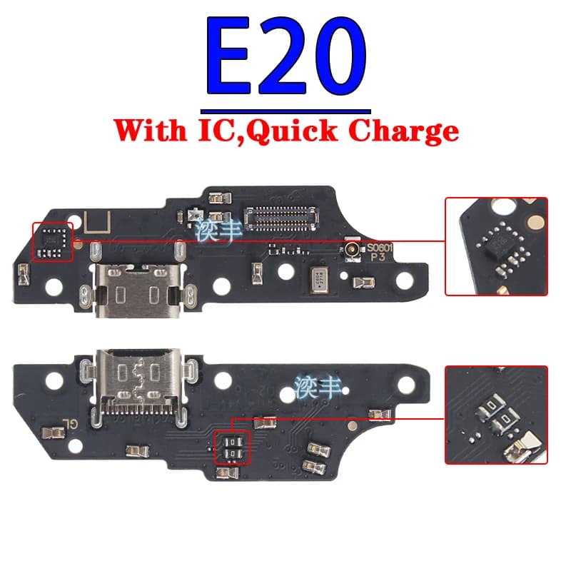 Connecteur de chargeur Dock Usb pour Motorola Moto E 2020 E20 E30 E40 E22 E22i E32 E32S E13, Module 
