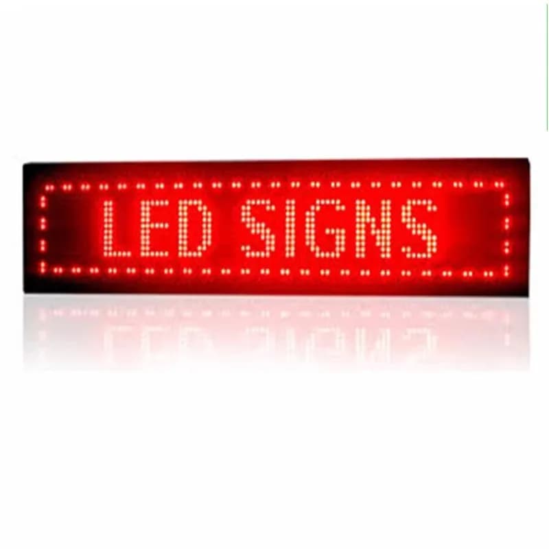 Panneau d'affichage LED à diode électroluminescente rouge simple P10